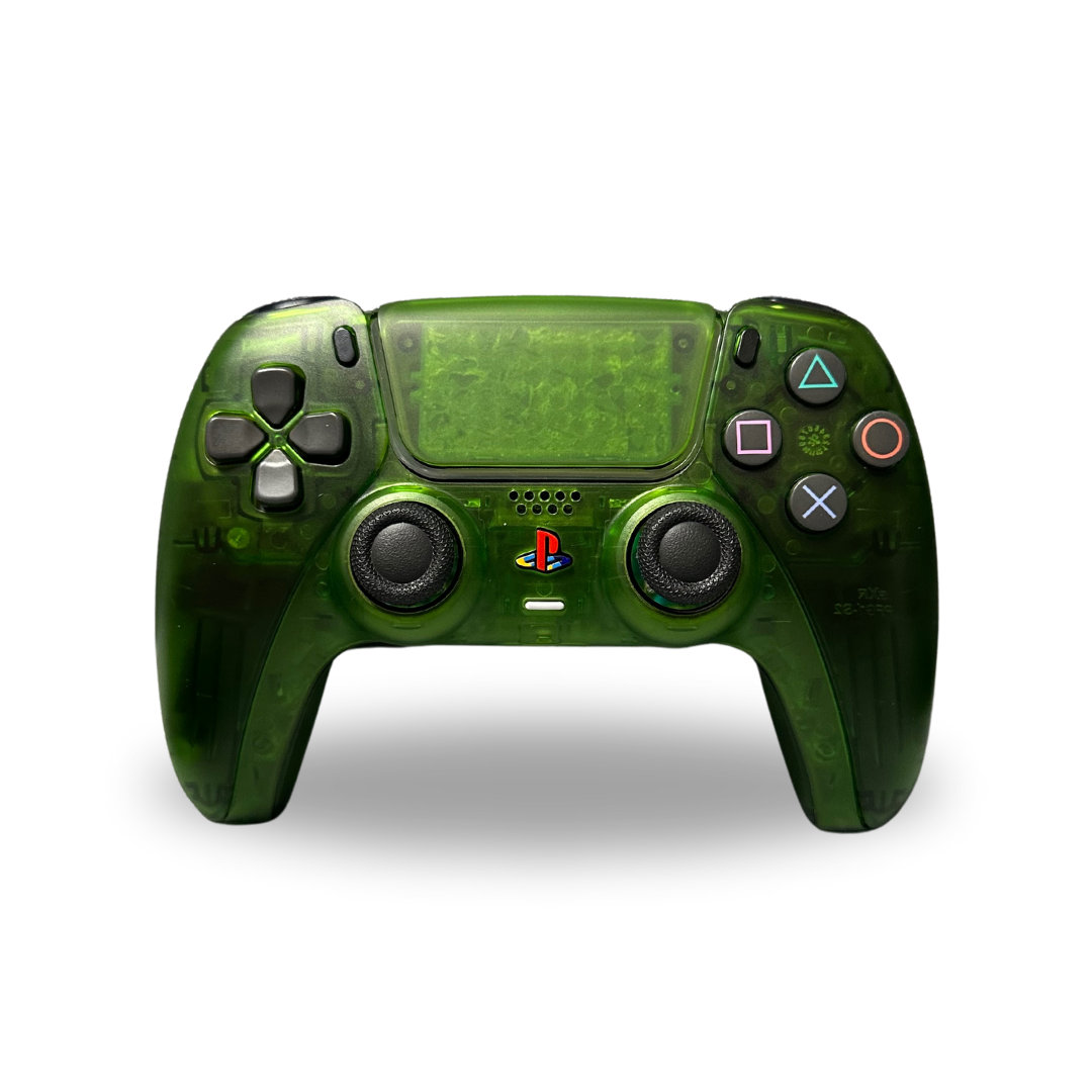 30th Anniversary PS5 controller collection - Classic PS1 Clear Green Edition