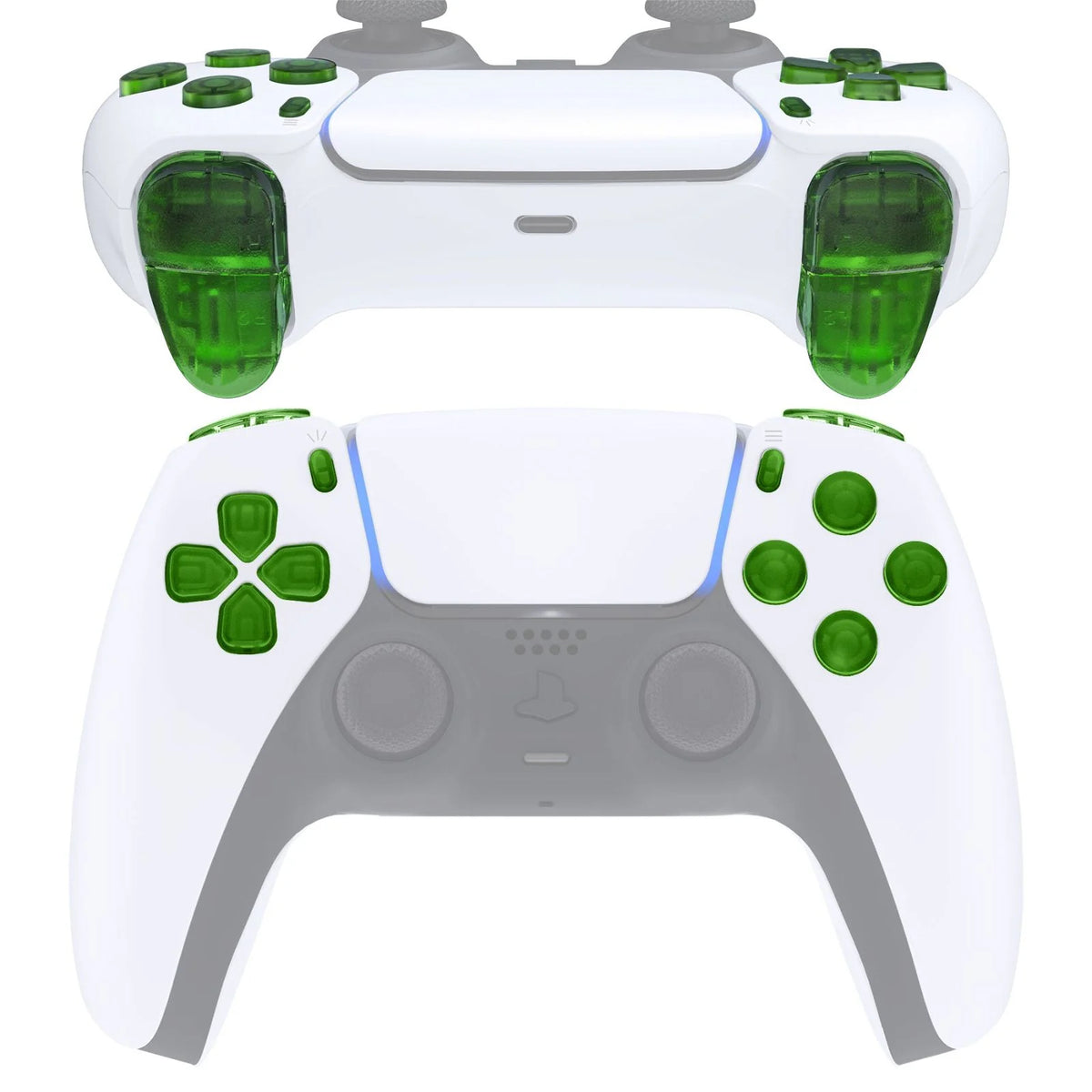 Clear Green 11in1 Button Kits 030/040/050
