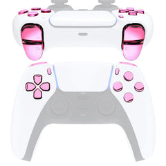 Glossy Chrome Pink 11in1 Button Kits 030/040/050