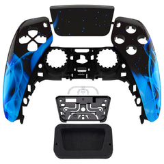 Glossy Blue Flame Front Shell with touchpad