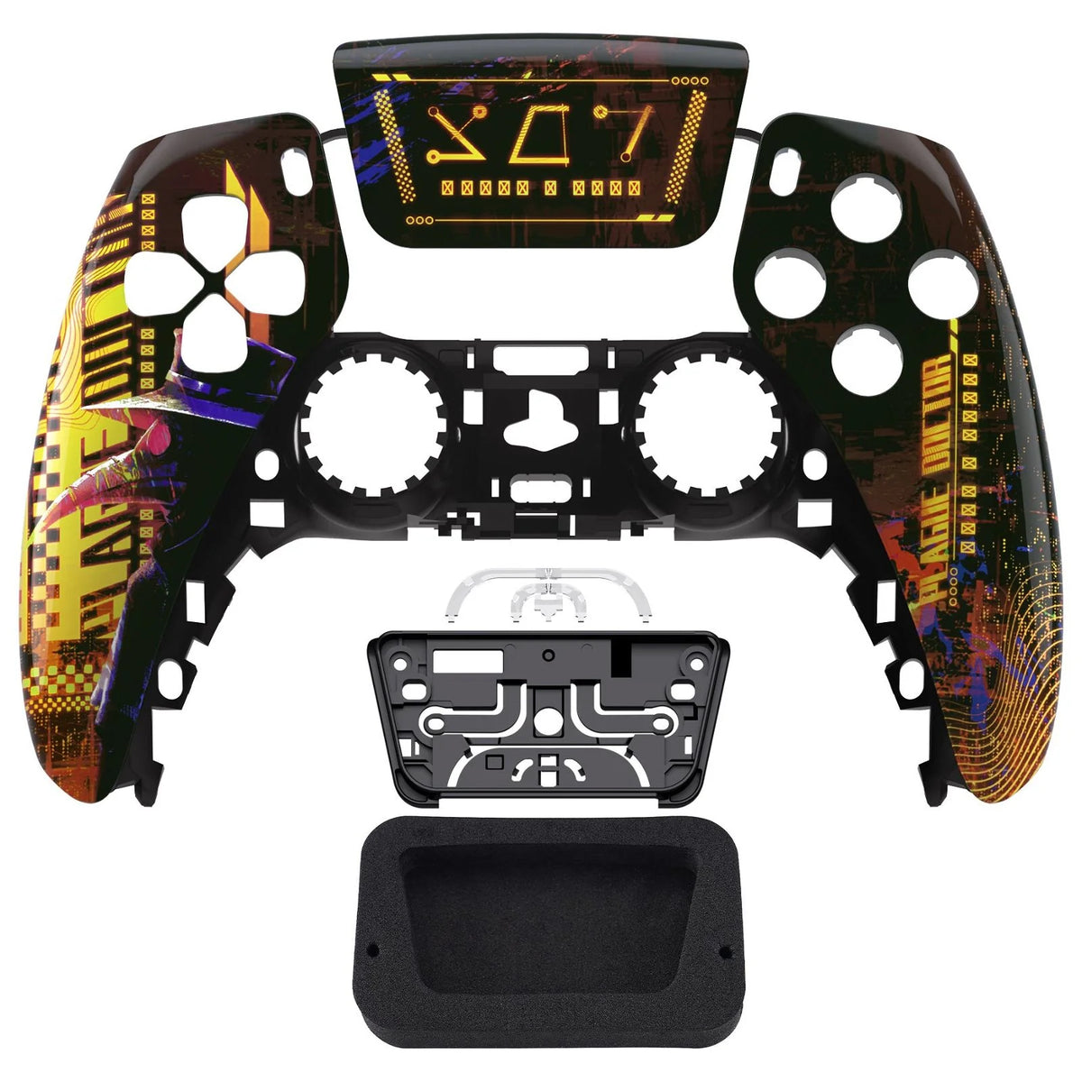 Glossy Cyber Plague Front Shell with touchpad