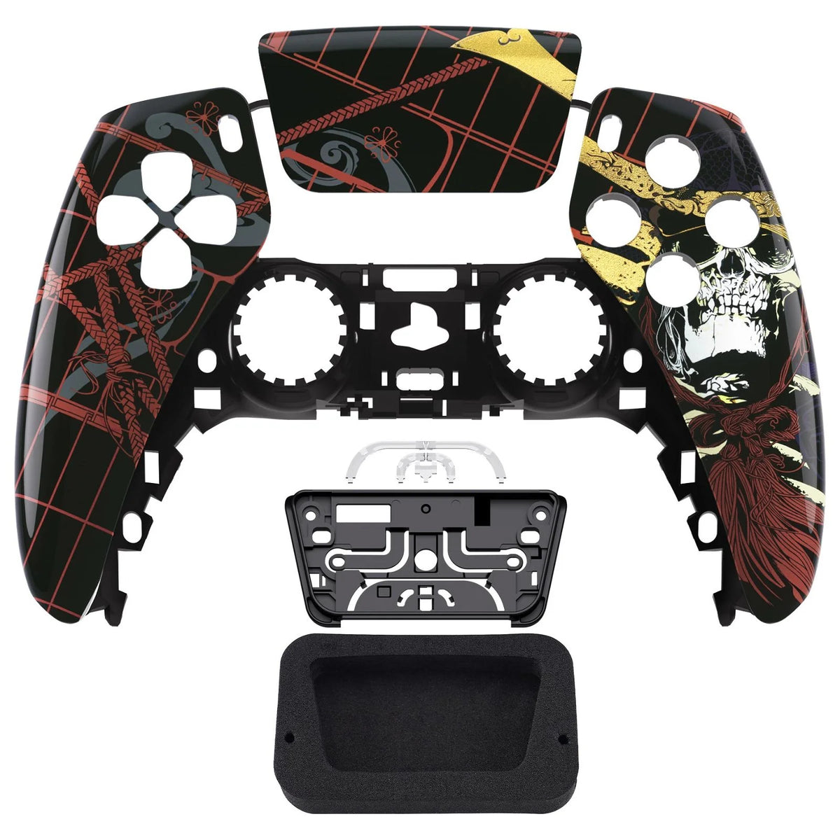 Glossy Demon Samurai Front Shell with touchpad