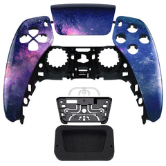 Glossy Purple Galaxy Front Shell with touchpad