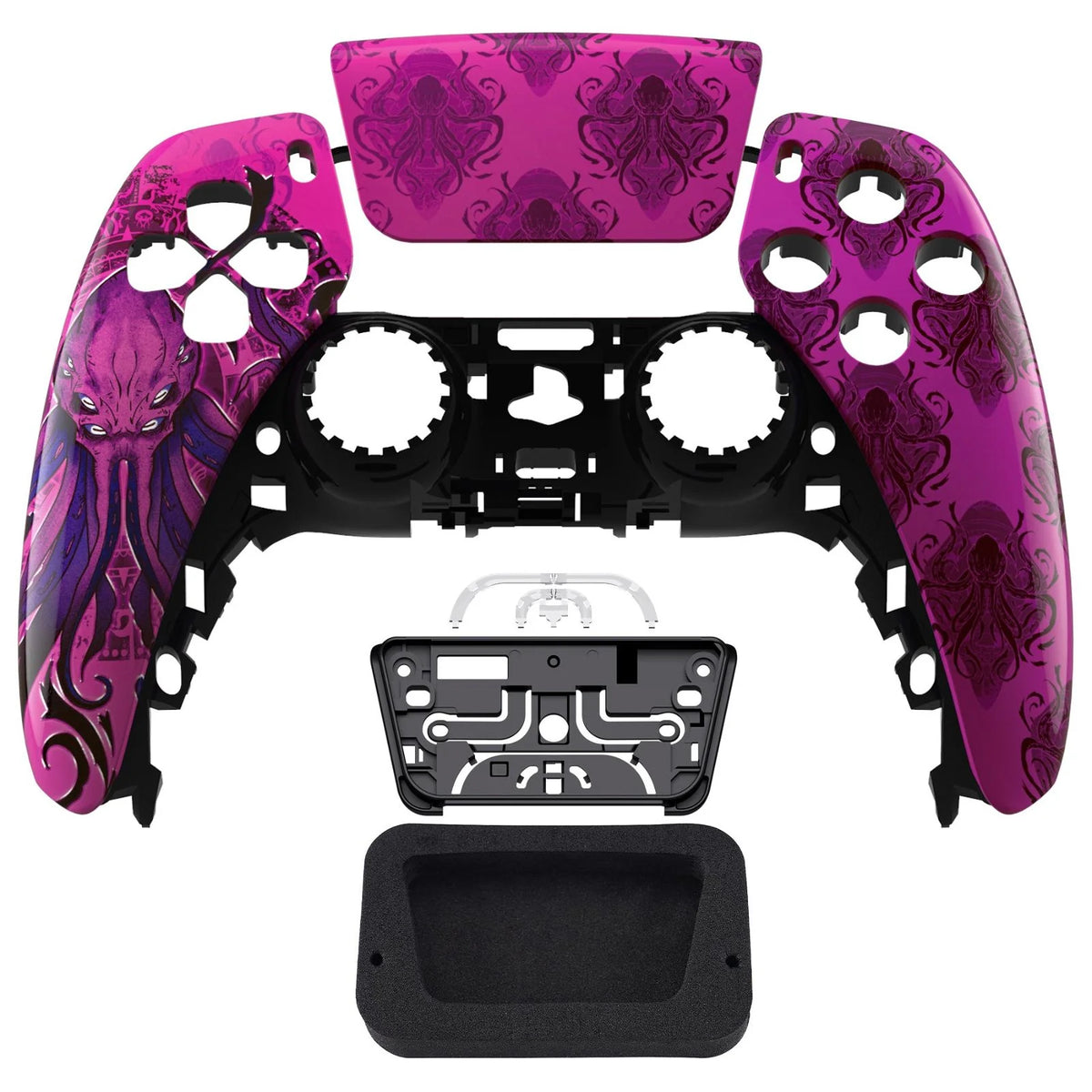 Glossy Purple Octopus Cthulhu Front Shell with touchpad