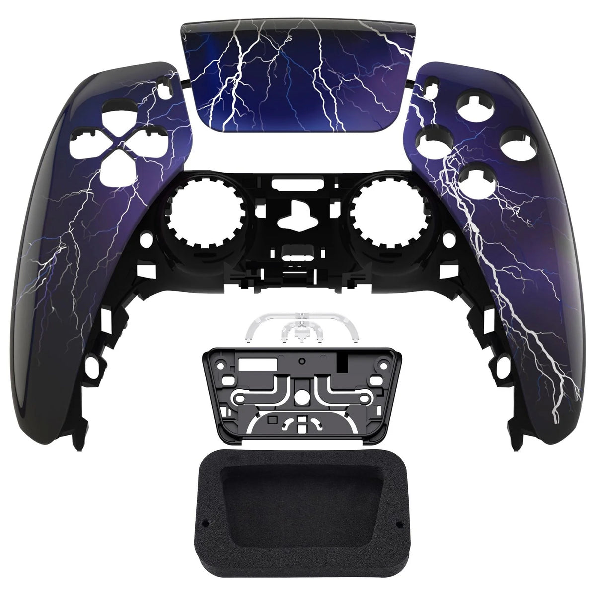 Glossy Purple Storm Front Shell with touchpad