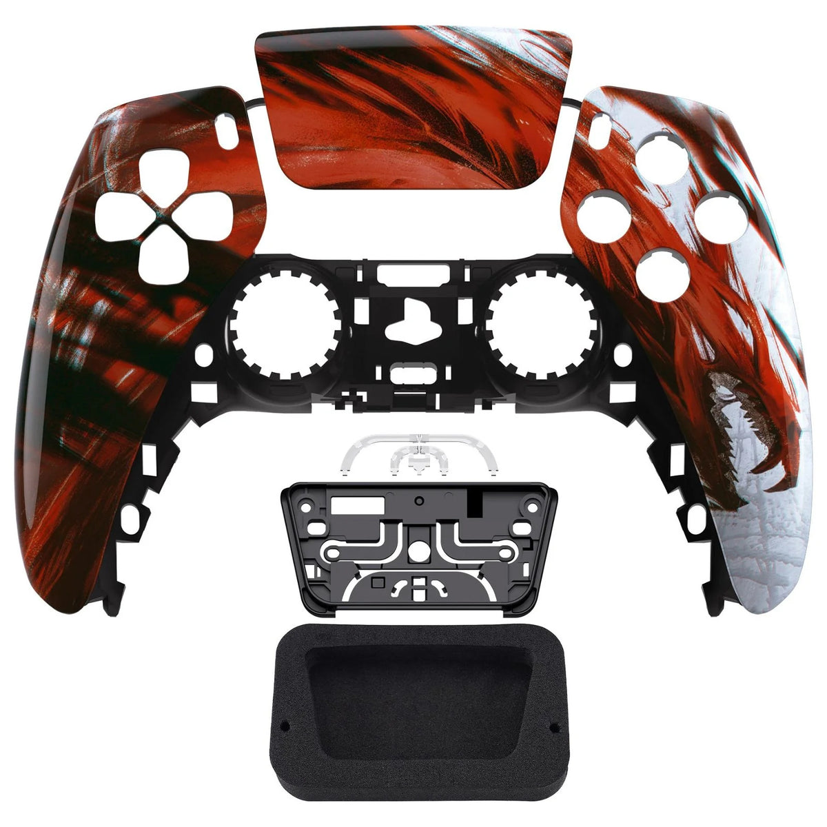 Glossy Shadow of Blood Front Shell with touchpad
