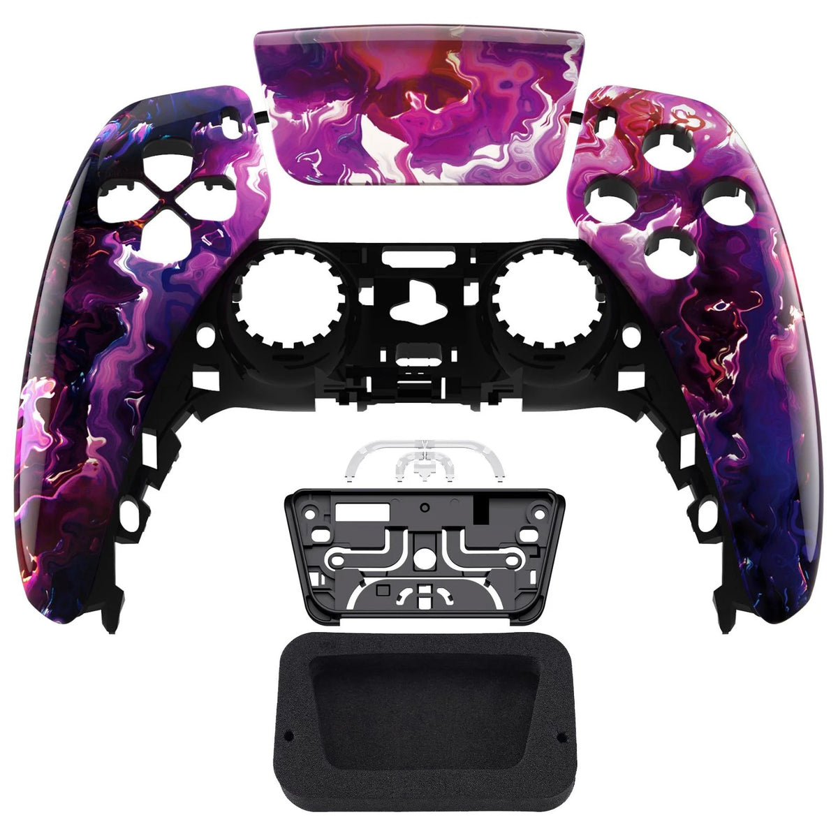 Glossy Surreal Lava Front Shell with touchpad
