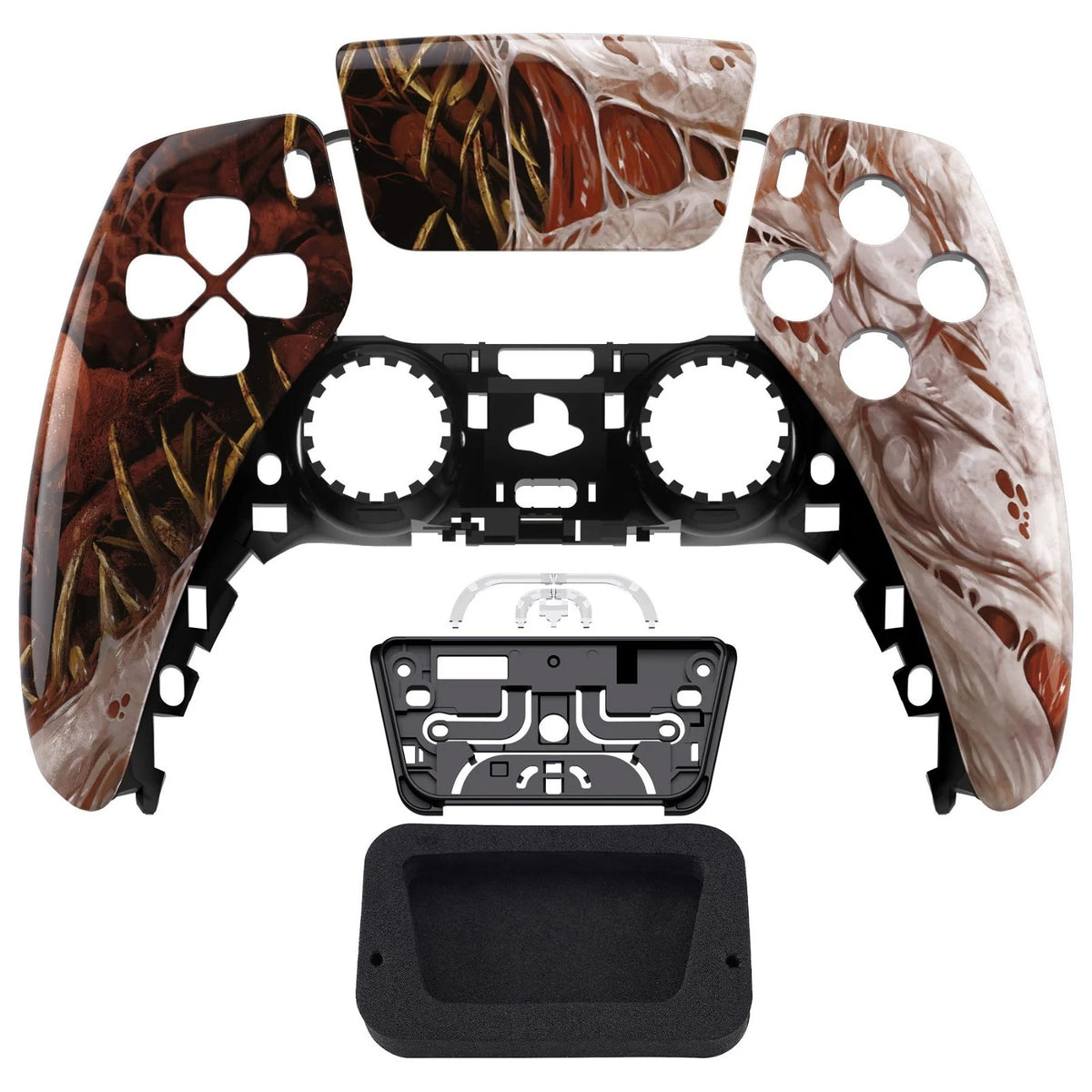 Glossy Xeno Species Front Shell with touchpad