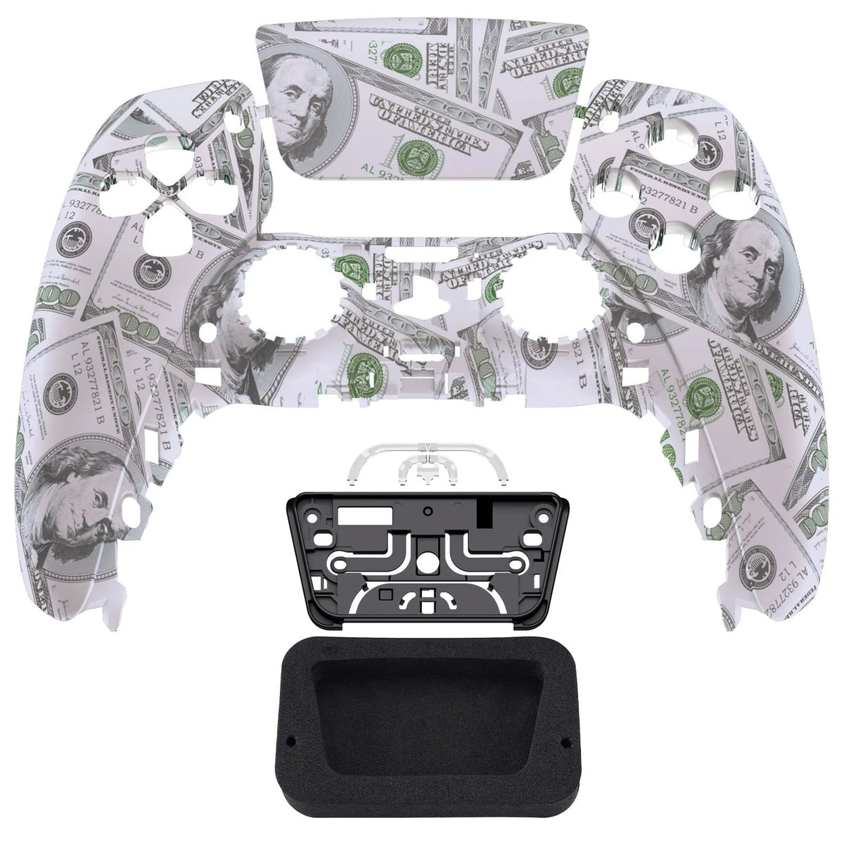Soft Touch $100 Dollars Front Shell with touchpad