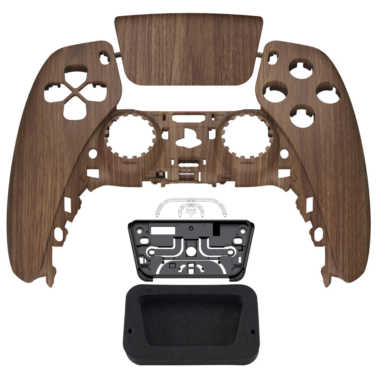 Soft Touch Wooden Grain Front Shell with touchpad