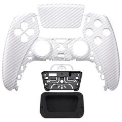 White Silver Carbon Fiber Front Shell with touchpad