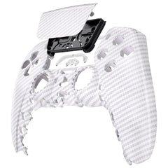 White Silver Carbon Fiber Front Shell with touchpad